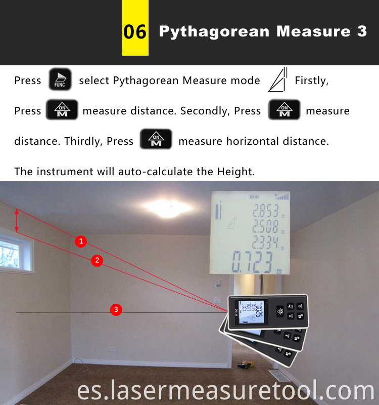 Distance Lazer Digital Distance Meter 40m